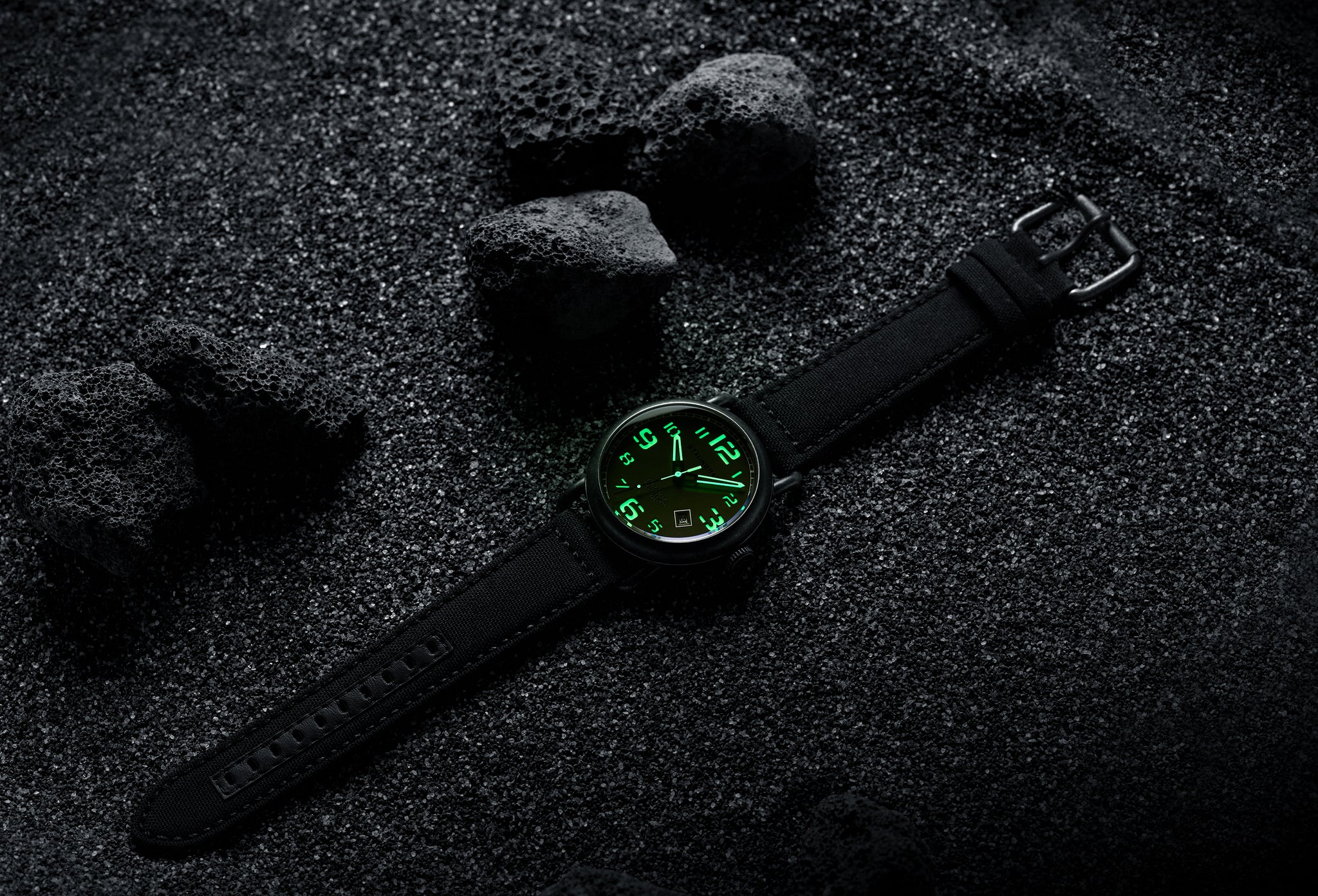 Watch with lume